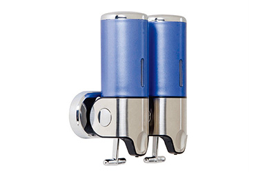 客房卫浴-双头深蓝色皂液器DH-7102L